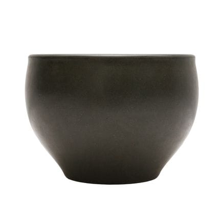 Jardinière chinoise monochrome à glaçure « teadust