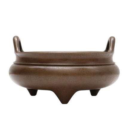 Encensoir chinois à trois pieds en bronze, XIXe/XX