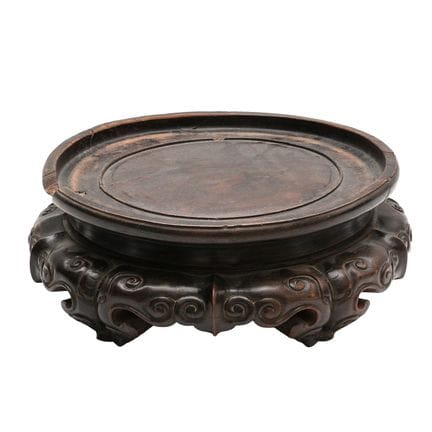 Grand socle chinois en bois, XIXe/XXe siècle 十九/二十