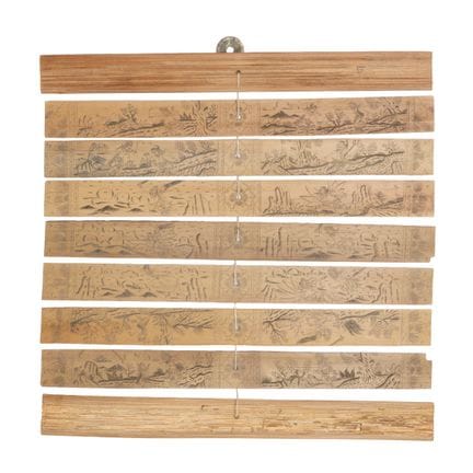 Manuscrit birman sur feuille de palmier, XIXe-XXe 