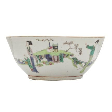 Bol chinois « figuratif » de la famille verte, dyn