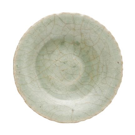 Plat chinois de type « Guan » à glaçure céladon, d