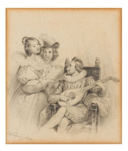 Cornelis Kruseman (olandese, 1797-1857)  La serena