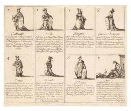 Stefano della Bella (italien, 1610-1664)  Jeu de l