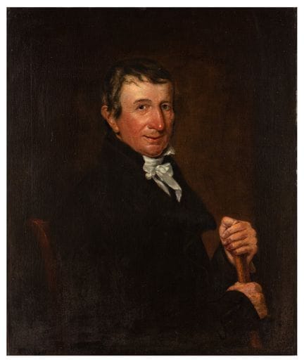 École anglaise (XIXe siècle)  Portrait d'un gentle