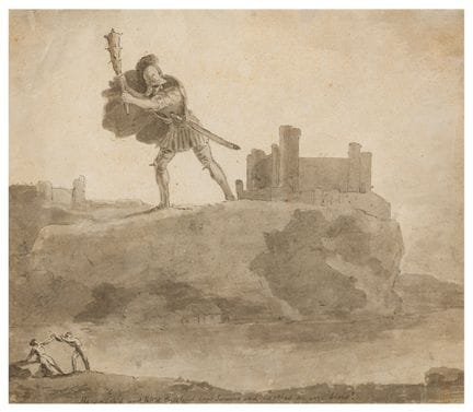 纳撒尼尔·丹斯·霍兰德 R.A.（英国，1735-1811）  《他一击之下便击碎并摧毁了那些被云雾