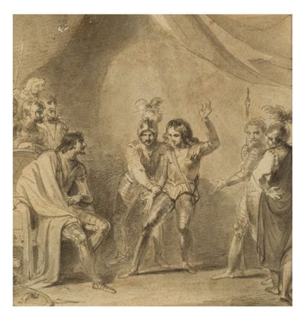 Thomas Stothard, R.A. (britannique, 1755-1834)  Au