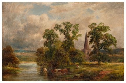 George Turner (britannique, 1843-1910)  Église de 
