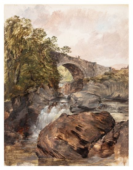 École britannique (XIXe siècle)  Paysage des Highl