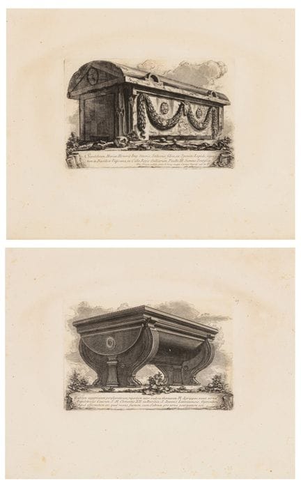 Giambattista Piranesi (italien, 1720-1778)  Tombe 