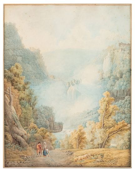 Peter Birmann (svizzero, 1758-1844)  Vue des Casca
