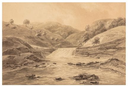 Thomas Horner (britannique, 1785-1844)  La vallée 
