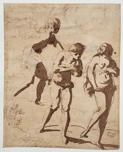 Filippo Pedrini (italien, 1763-1856)  L'expulsion 