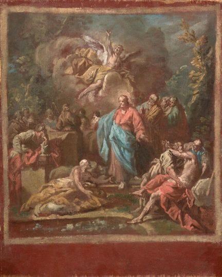 Attribué à Jean RESTOUT (1692-1768)
La Guérison du