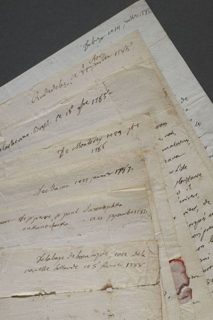 [Expédition de La Pérouse]. [Autographes]. MONGEZ 