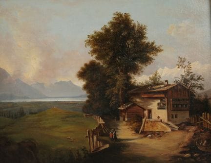DE VITA. Ecole suisse de la fin du XIXème siècle. 