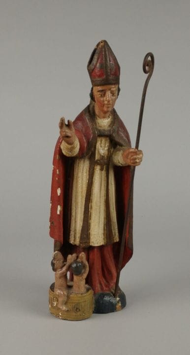 San Nicola, vescovo di Myra in Asia Minore, e i tr