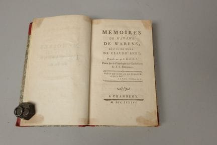 WARENS (Louise-Éléonore de). Mémoires de Madame de