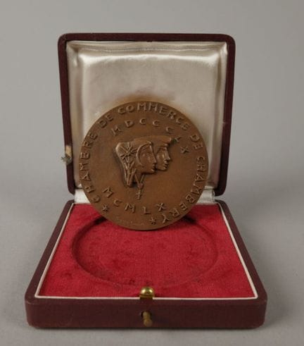 Medaglia in bronzo della Camera di commercio di Ch