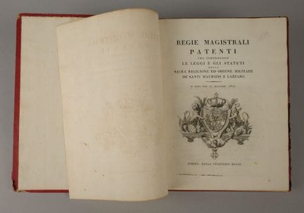Regie Magistrali patenti que contienen las leyes y