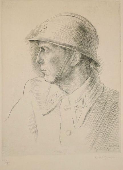 André JACQUES (1880–1960). Soldat der Alpenarmee (