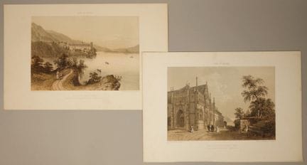 费利克斯·贝诺瓦（1818-1896）与西塞里。尼斯和萨伏伊：奥特孔布修道院教堂及奥特孔布修道院
夏