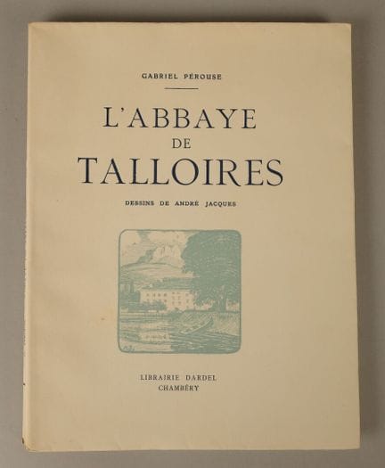Gabriel PEROUSE. La abadía de Talloires, dibujos d
