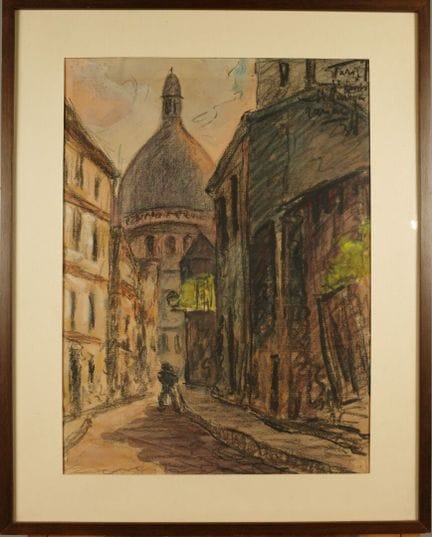 Prudent POHL-ZANAROFF (1885-1966). Rue Saint Rusti