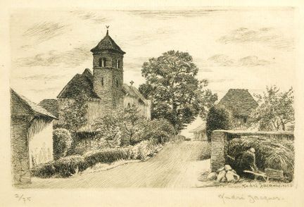André JACQUES (1880-1960). Lovagny 1955
Eau-forte,