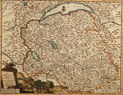 Pierre VANDER AA (1659-1733). Saboya, hacia 1710-1