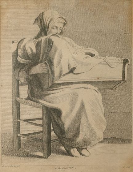 Nach einem Motiv von Edme BOUCHARDON (1698–1762). 