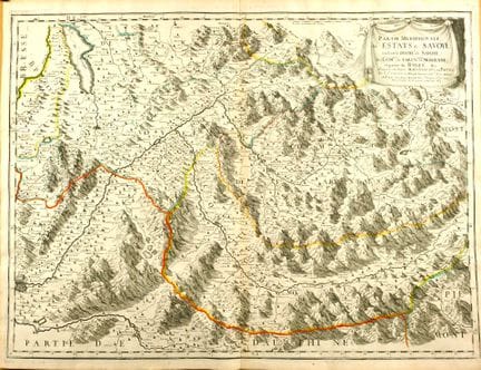 Nicolas SANSON (1600-1667). Parte meridional de lo