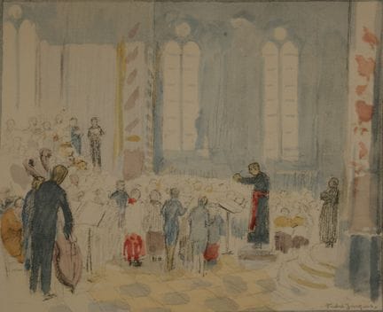 Hippolyte LALAISSE (1810-1884). Intérieur d'un cha