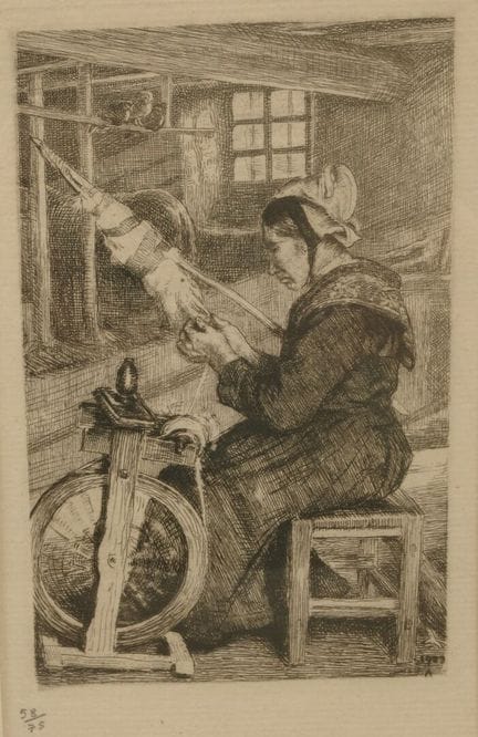 André JACQUES (1890–1960). „Bäuerin aus Les Arves 