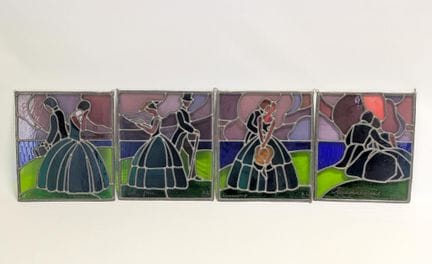 Raphael LARDEUR (1890-1967) suite de (x4) panneaux