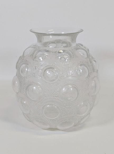 LALIQUE France, vaso a forma di sfera modello "ANT
