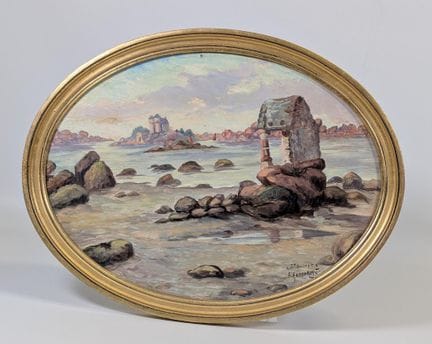 Fritz HABERKORN (1898-1969) "Oratoire St Guirec", 