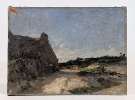 Eugène DAMAS (1848-1917) attribué à, hst figurant 