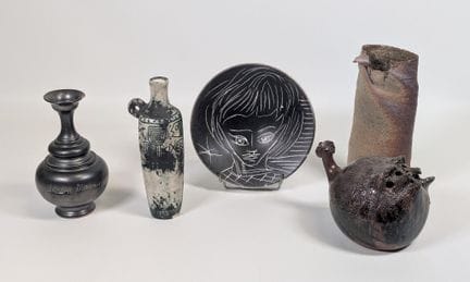 Jacques BLIN (1920-1995) vaso a forma di bottiglia