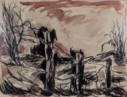 Bonaventure FIEULLIEN (1907-1977) technique mixte 