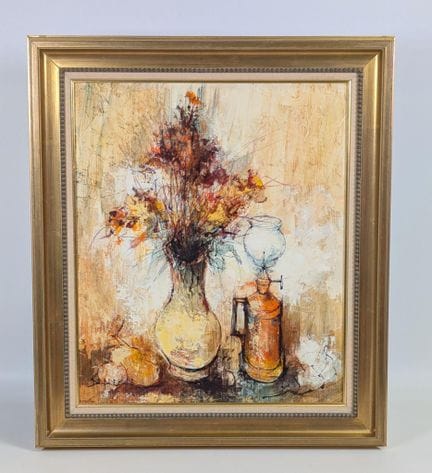 François DEPRESLE (né en 1927) "Nature morte à la 