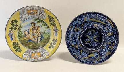 MONTAGNON a NEVERS, intorno al 1900, piatto rotond