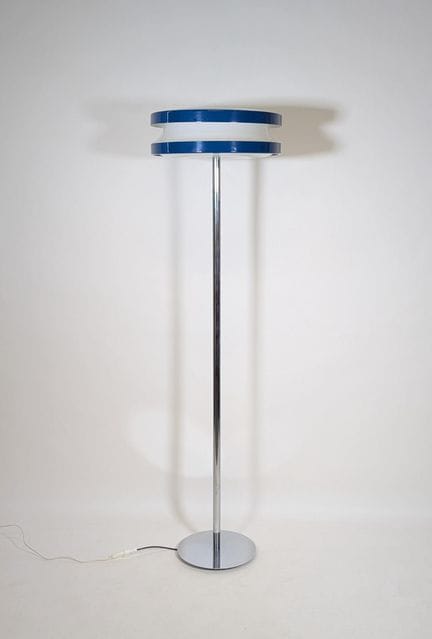 ECOLIGHT, intorno al 1980, lampada da terra in ple