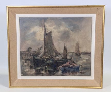 Ecole moderne, sht figurant une marine, sbd (très 