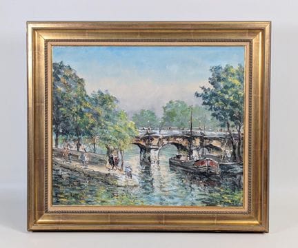Raymond BESSE (1899-1969) "Le Pont-neuf à Paris", 