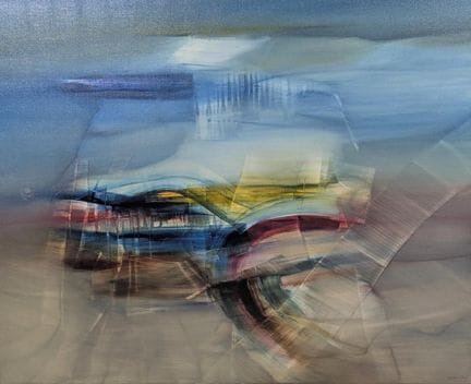 Jean-Claude BARTHEL (né en 1955) "Espace aérien", 