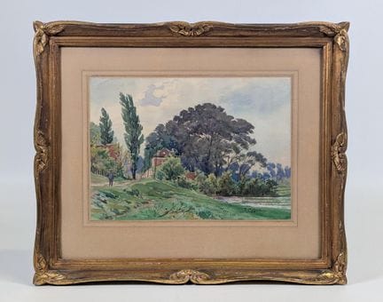 Ernest Jean Marie MILLARD (1872-1946) aquarelle fi