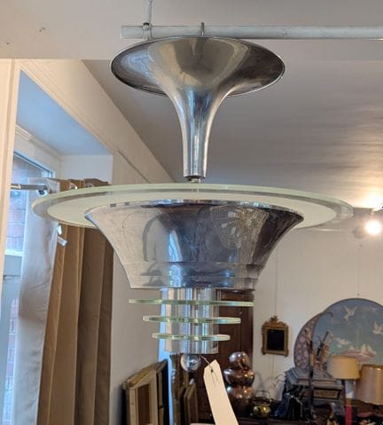 PETITOT (Ets) (?) intorno al 1940, lampada a sospe