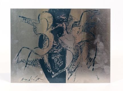 Constantin ANDEOU (1917-2007), serigrafia su lastr