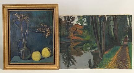 André BIRY-AUTRET(né en 1911-?) hst figurant une n